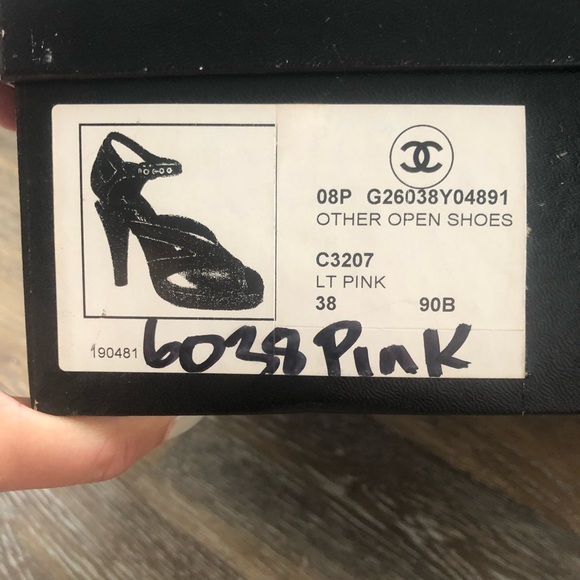 CHANEL pumps lt pink size 38 vintage bought in 2007 - Picture 3 of 16